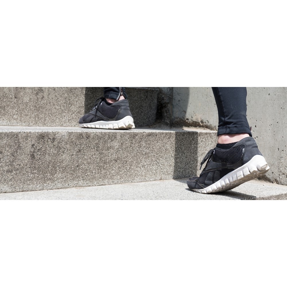 Black Thin Breathable Cotton Low Cut Ankle Running socks for Women Men, 4 Pack - Picture 4 of 6